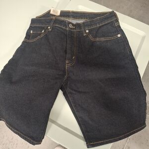 Levi's Dark Blue Jean Shorts